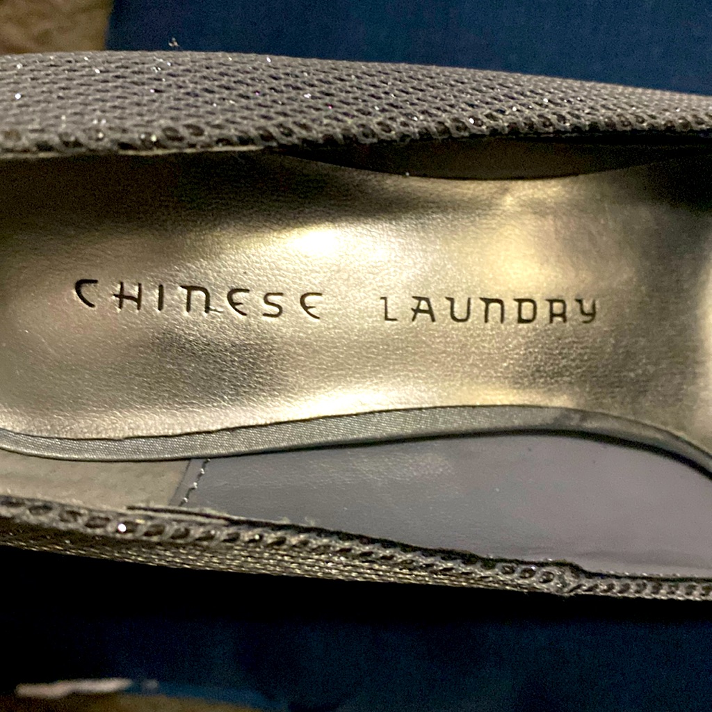 Brand New Chinese Laundry Silver Heels